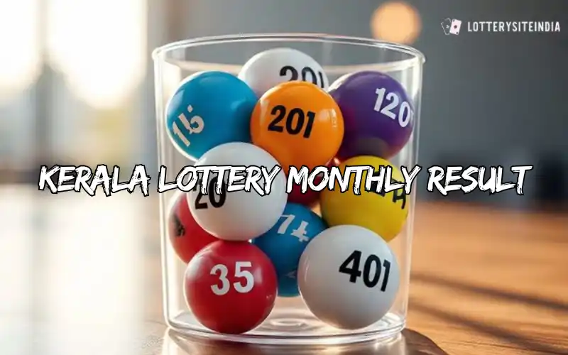 kerala lottery monthly result